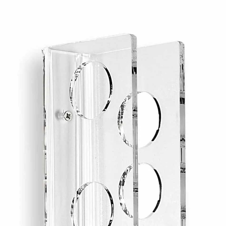 Porta flasker transparent væg Baby lille L6xH60xP11cm Viadurini