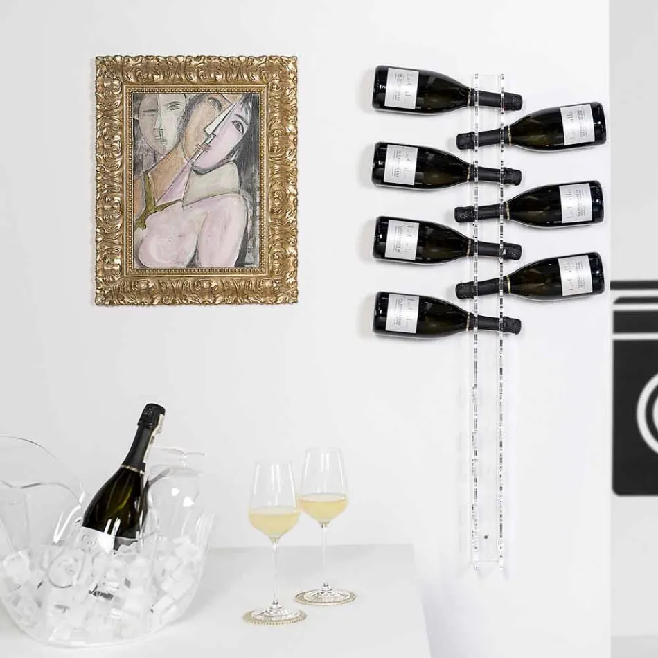 Porta flasker transparent væg Baby Big L6xH100xP11cm Viadurini