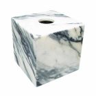 Lommetørklædeholder i Paonazzo marmor firkantet design Fremstillet i Italien - Girou Viadurini