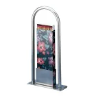 Tændstikholder i metal eller stål og farvet dekoration lavet i Italien - Henna Viadurini