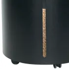 Pilleholder med hjul og låg Lavet af Metal Made in Italy - Stork Viadurini