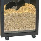 Pilleholder i sortmalet stål med plexiglas Made in Italy - Pellicano Viadurini