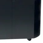 Metal pilleholder med hjul og trælåg Fremstillet i Italien - Bisonte Viadurini