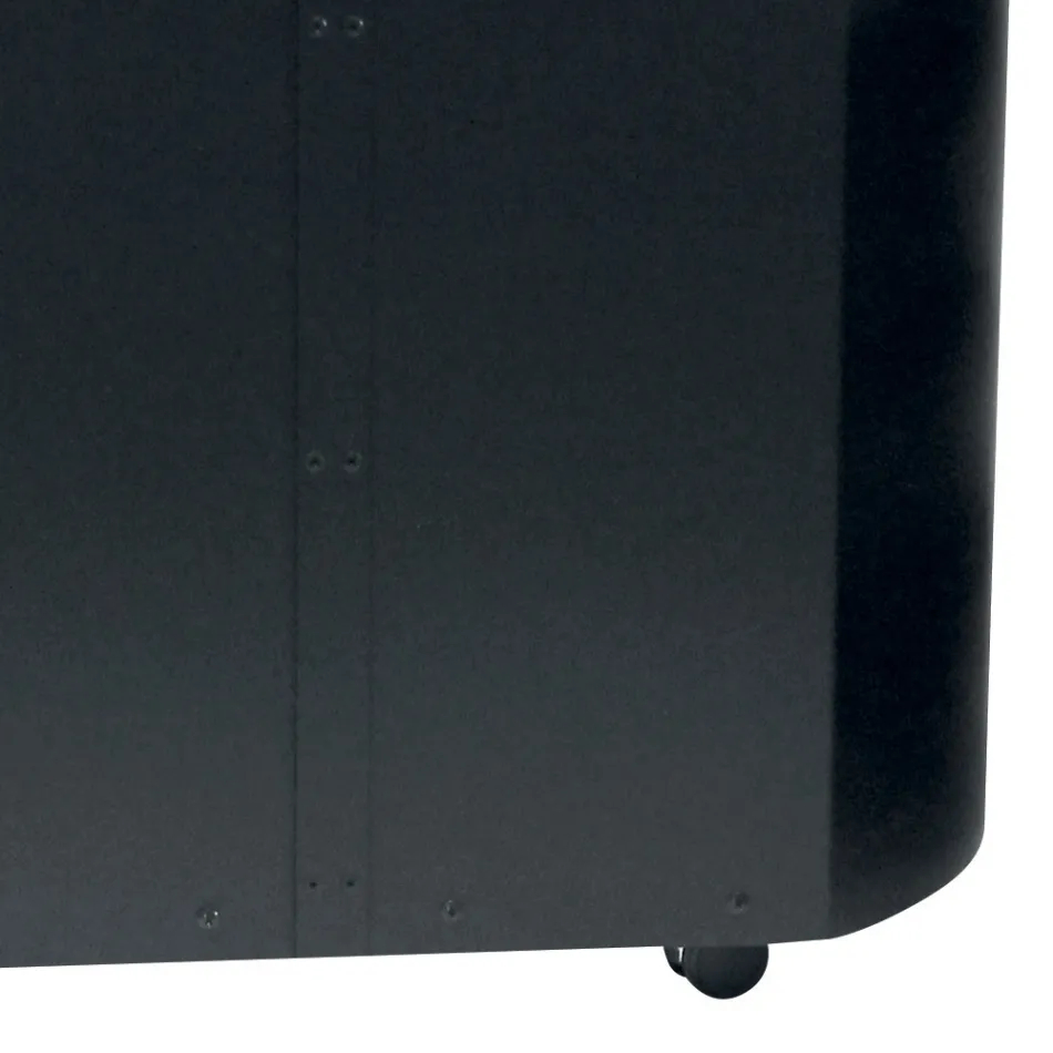 Metal pilleholder med hjul og trælåg Fremstillet i Italien - Bisonte Viadurini