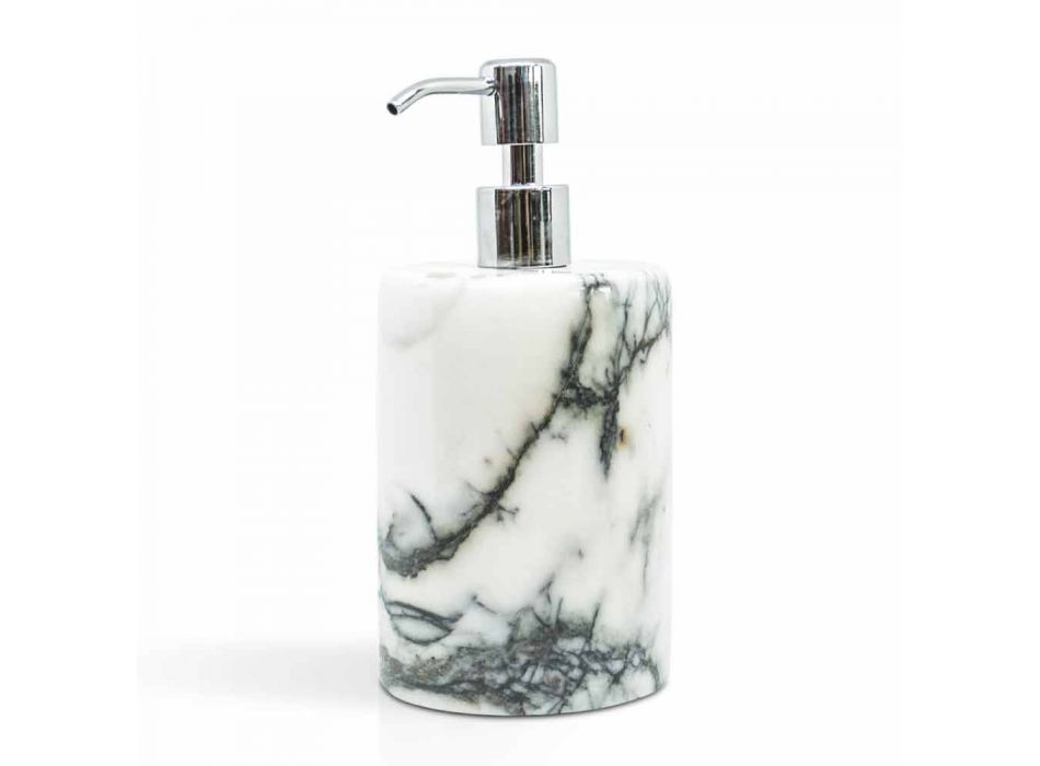 Sæbeholder til badeværelse i Paonazzo Marble of Made in Italy Design - Curt Viadurini