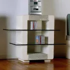 Hi-fi tv-stativ lavet af sten og krystaller med et moderne Xeni-design Viadurini