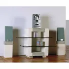 Hi-fi tv-stativ lavet af sten og krystaller med et moderne Xeni-design Viadurini