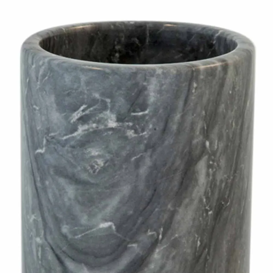 Køkkenværktøjsholder i hvid grå eller sort marmor lavet i Italien - Tulvio Viadurini