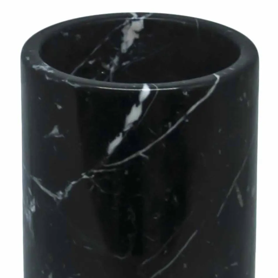 Køkkenværktøjsholder i hvid grå eller sort marmor lavet i Italien - Tulvio Viadurini