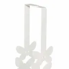 Dobbelt kop holder i hvidt, beige eller elfenben jern fremstillet i Italien - Leiden Viadurini