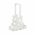 Dobbelt kop holder i hvidt, beige eller elfenben jern fremstillet i Italien - Leiden Viadurini