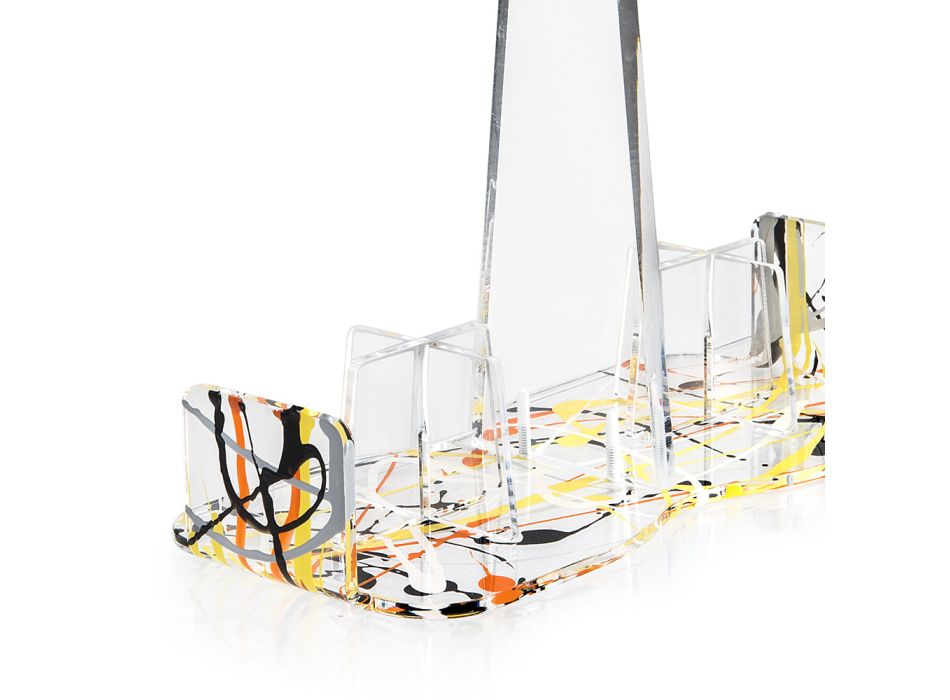 Elegant Multicolor kopholder i plexiglas Made in Italy - Multibic Viadurini
