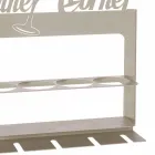 Håndlavet flaskeholder i ædle jern Fremstillet i Italien - Maste Viadurini