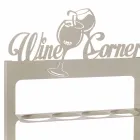 Håndlavet flaskeholder i ædle jern Fremstillet i Italien - Maste Viadurini