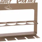 Håndlavet flaskeholder i ædle jern Fremstillet i Italien - Maste Viadurini