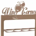 Håndlavet flaskeholder i ædle jern Fremstillet i Italien - Maste Viadurini