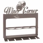 Håndlavet flaskeholder i ædle jern Fremstillet i Italien - Maste Viadurini