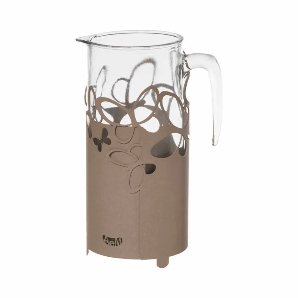 Moderne flaskeholder i hvidt, beige eller elfenben jern fremstillet i Italien - Leiden Viadurini