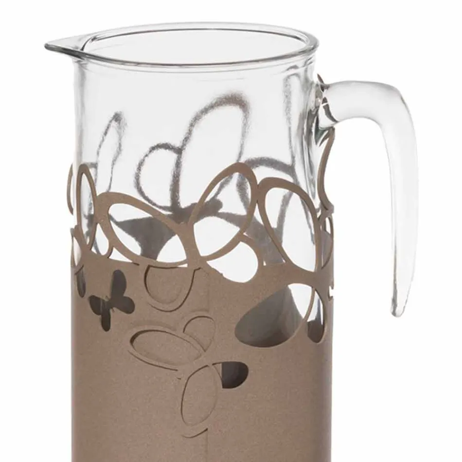 Moderne flaskeholder i hvidt, beige eller elfenben jern fremstillet i Italien - Leiden Viadurini