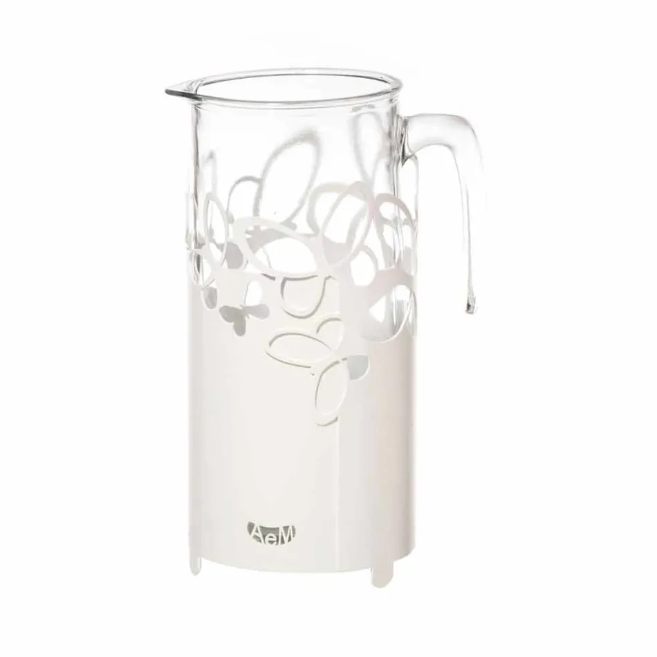 Moderne flaskeholder i hvidt, beige eller elfenben jern fremstillet i Italien - Leiden Viadurini