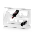 Gulv vinflaskeholder i gennemsigtig akryl krystal - Dappino Viadurini