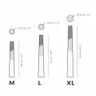 Moderne lysestage i massivt fyrretræ med farvede detaljer - Candor Viadurini