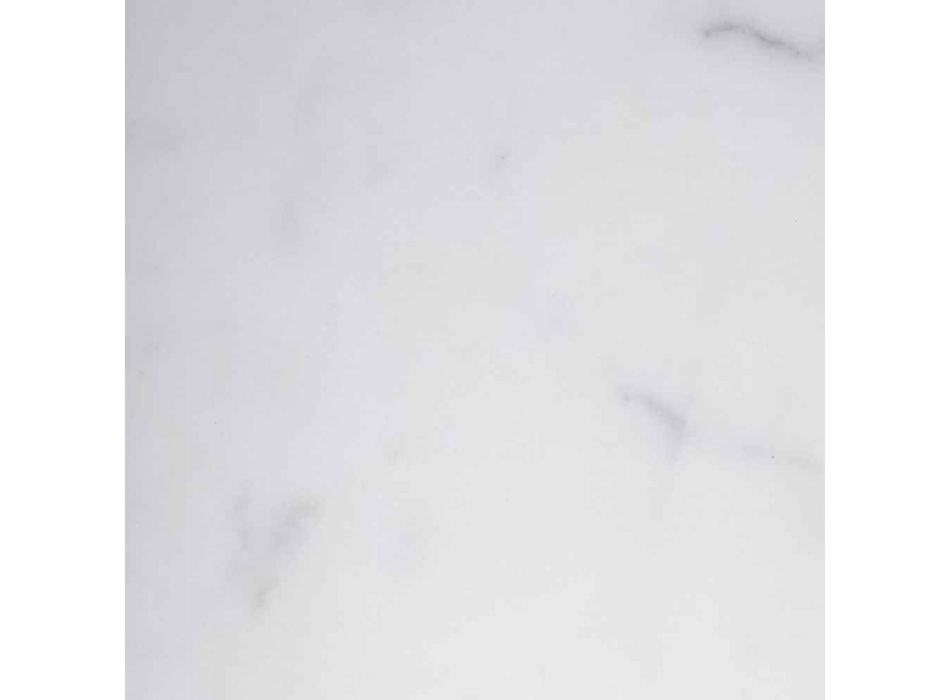 Carrara Marble, Marquinia og messing lysestage fremstillet i Italien - Braxton Viadurini