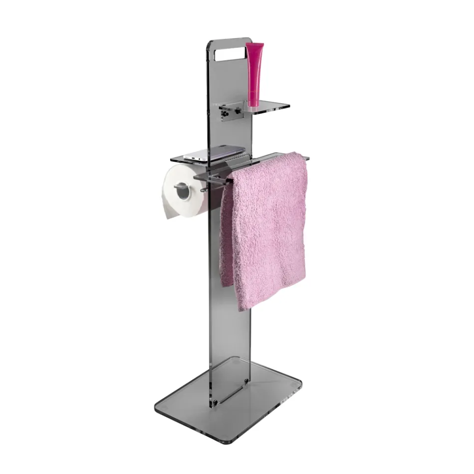 Papirholder, håndklæde og bidet sæbeholder lavet i Italien - Pluto Viadurini