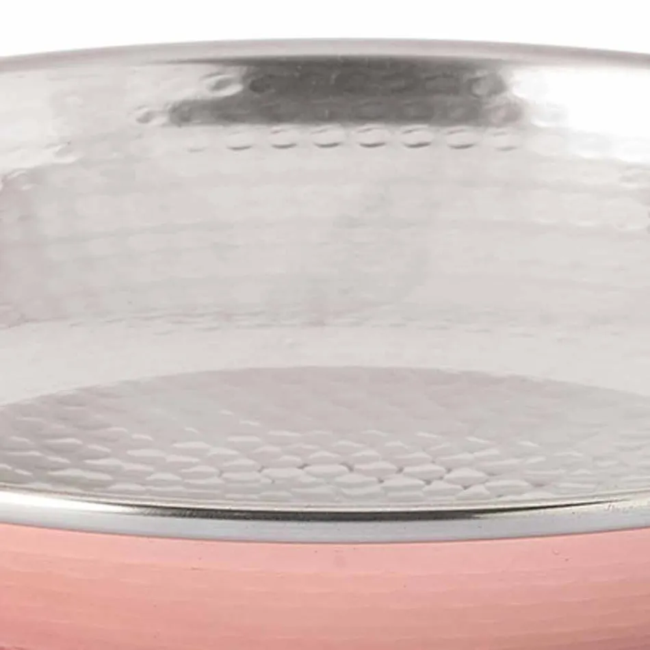 Designbord Frugtskål Håndslagt kobber midtpunkt 28 cm - Terraemare Viadurini