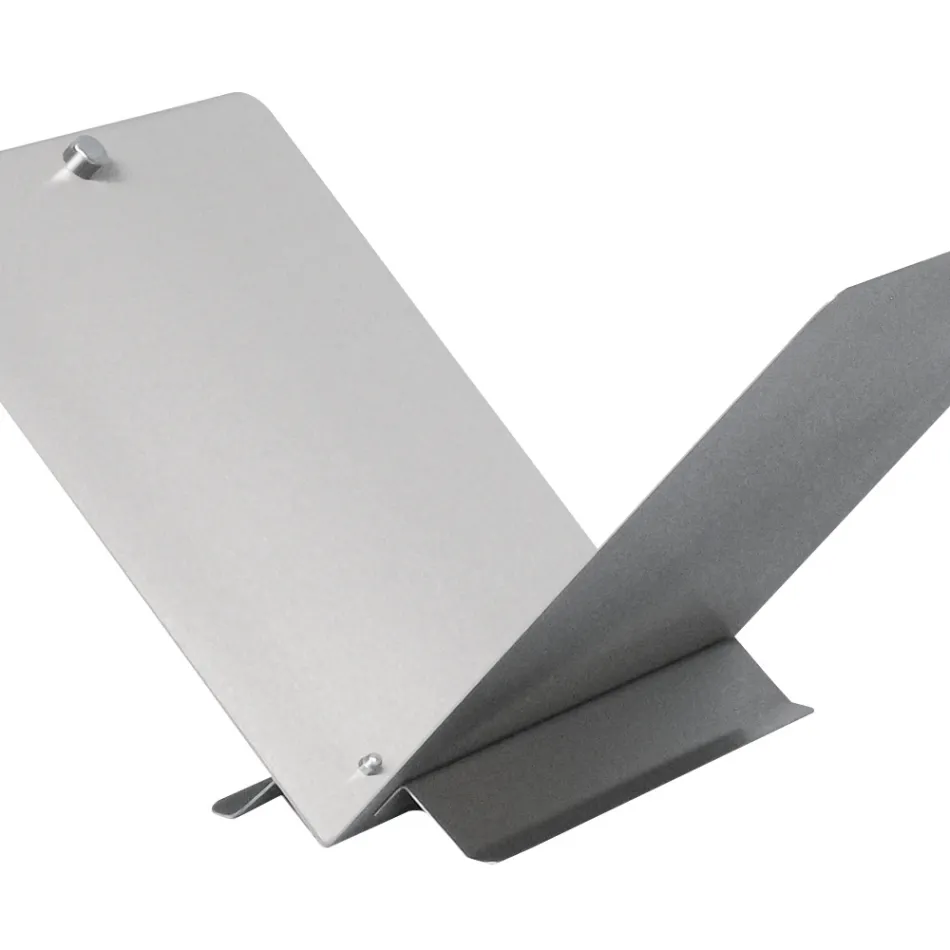 Træholder i form af en åben bog i metal eller stål Fremstillet i Italien - Falco Viadurini