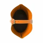 Portalegna fra interiør med hjul i en moderne regenereret læder Fabia Viadurini