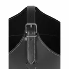 Portalegna fra interiør med hjul i en moderne regenereret læder Fabia Viadurini