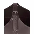 Portalegna fra interiør med hjul i en moderne regenereret læder Fabia Viadurini