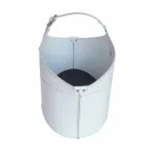 Portalegna fra interiør med hjul i en moderne regenereret læder Fabia Viadurini