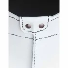 Portalegna fra interiør med hjul i en moderne regenereret læder Fabia Viadurini