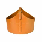 Portalegna fra interiør med hjul i en moderne regenereret læder Fabia Viadurini