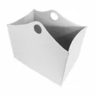 Portalegna bundet læder med WoodBag hjul lavet i Italien Viadurini