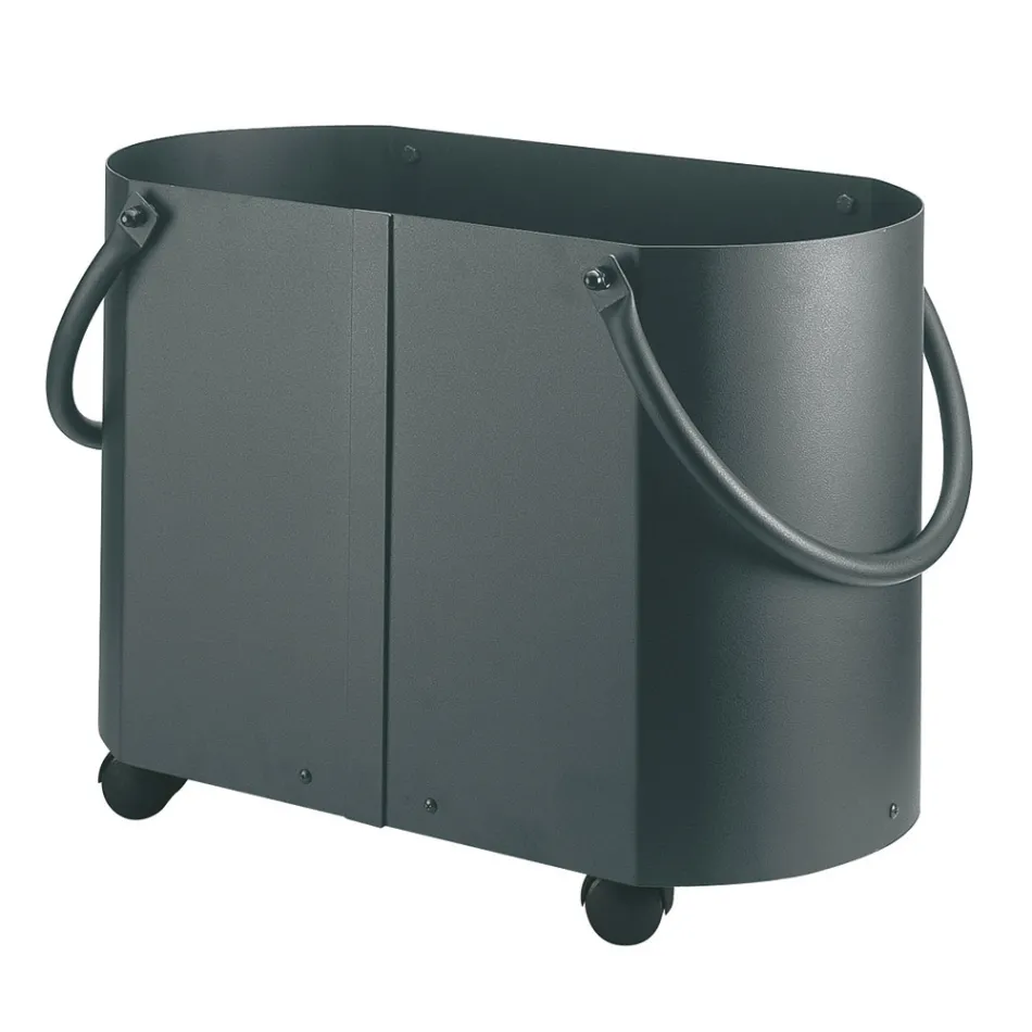 Træholder i forskellige finish med 2 sidehåndtag Made in Italy - Impala Viadurini