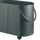 Træholder i forskellige finish med 2 sidehåndtag Made in Italy - Impala Viadurini