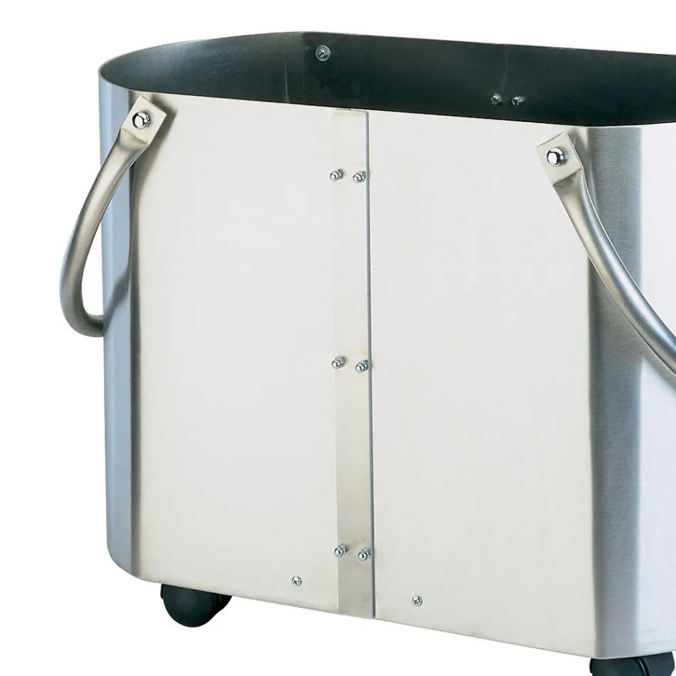 Træholder i forskellige finish med 2 sidehåndtag Made in Italy - Impala Viadurini