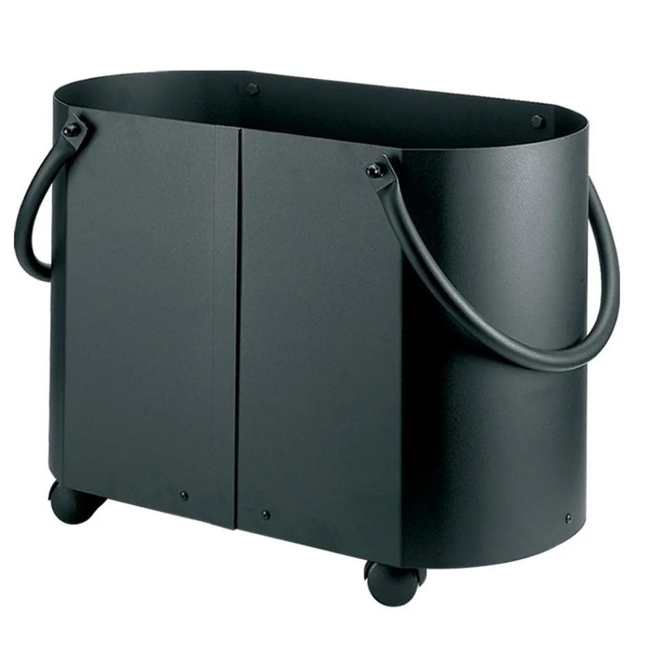 Træholder i forskellige finish med 2 sidehåndtag Made in Italy - Impala Viadurini