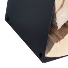 Moderne gulvstammeholder i lakeret stål fremstillet i Italien - Demetra Viadurini