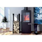 Moderne bjælkeholder i malet stål fremstillet i Italien - Patrik Viadurini