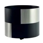 Moderne træholder lavet af metal med hjul lavet i Italien - blyant Viadurini