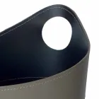 Brændeholder, jernholder og jern til Nicad læder, lavet i Italien Viadurini