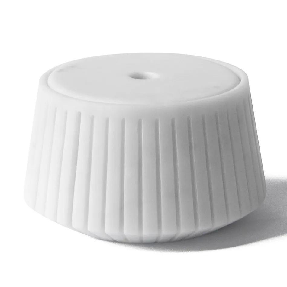 Hvid Carrara marmor eller sort Portoro Design stribet opbevaringsholder - Cairo Viadurini