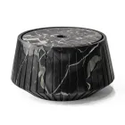 Hvid Carrara marmor eller sort Portoro Design stribet opbevaringsholder - Cairo Viadurini