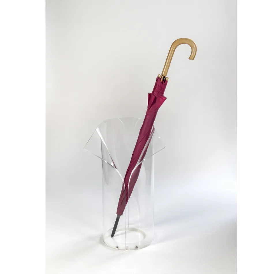 Indgangsparaplyholder i gennemsigtigt genanvendeligt plexiglas - Merlon Viadurini