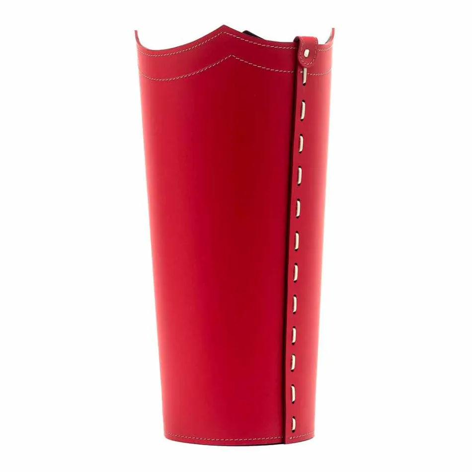 Design paraplyholder i læder til Paraplyhjem eller kontor Viadurini