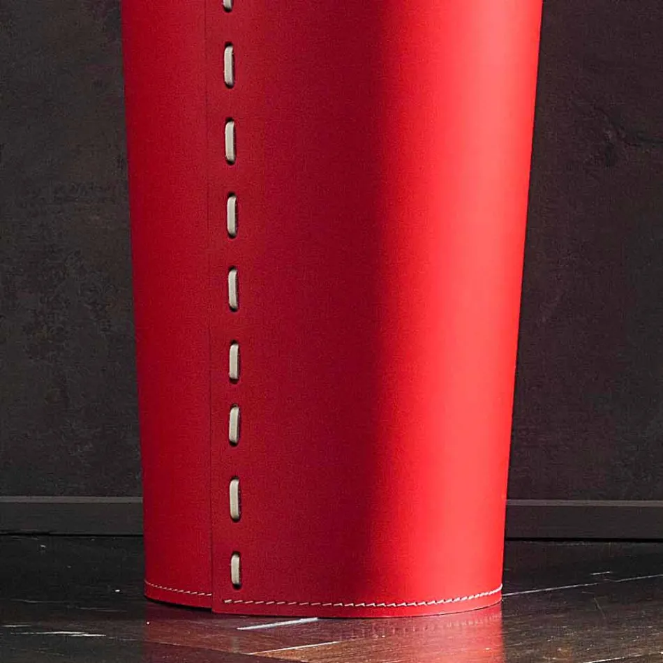 Design paraplyholder i læder til Paraplyhjem eller kontor Viadurini